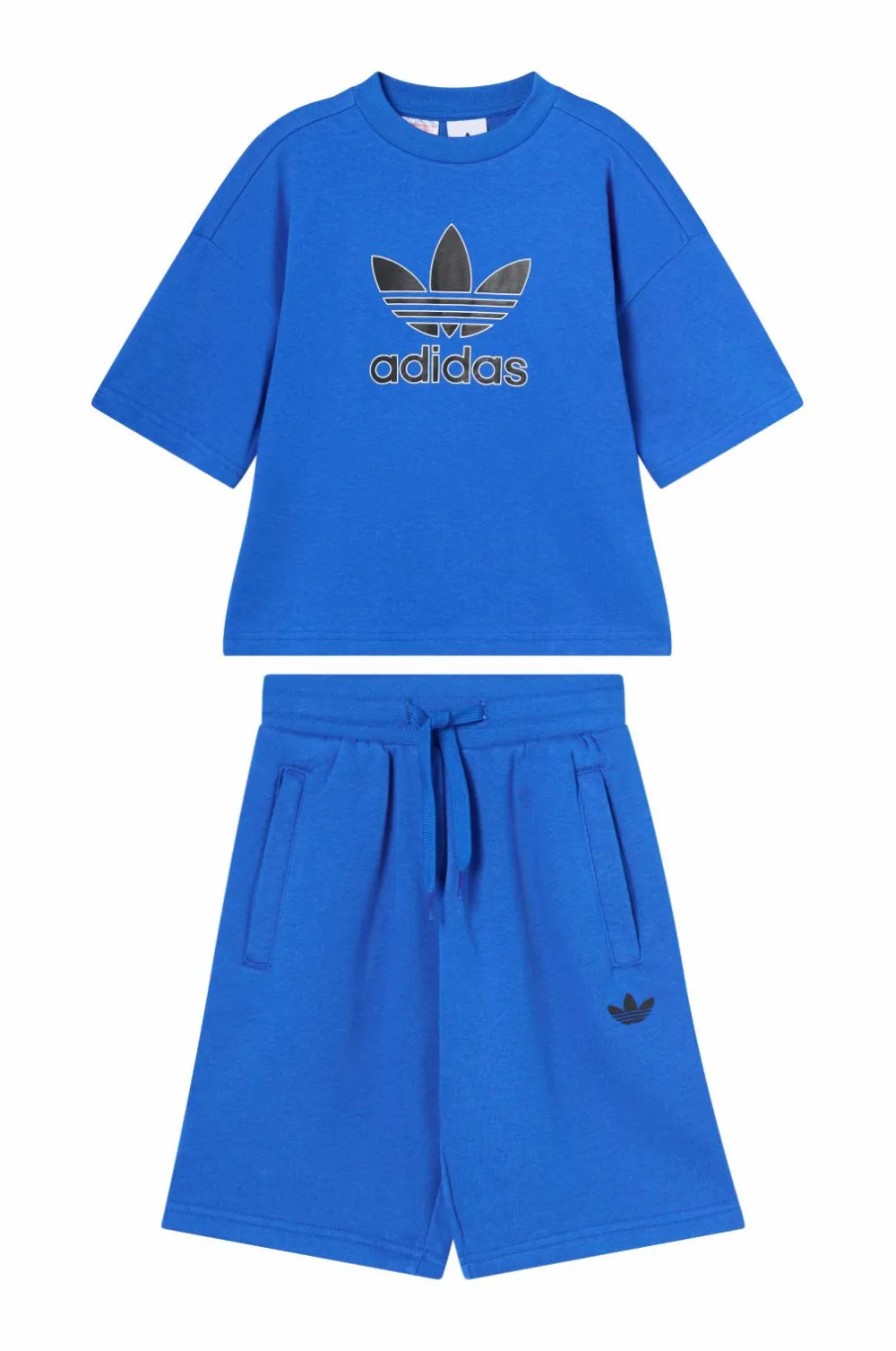 adidas Originals Træningstøj>Sæt Short Tee Blue/black