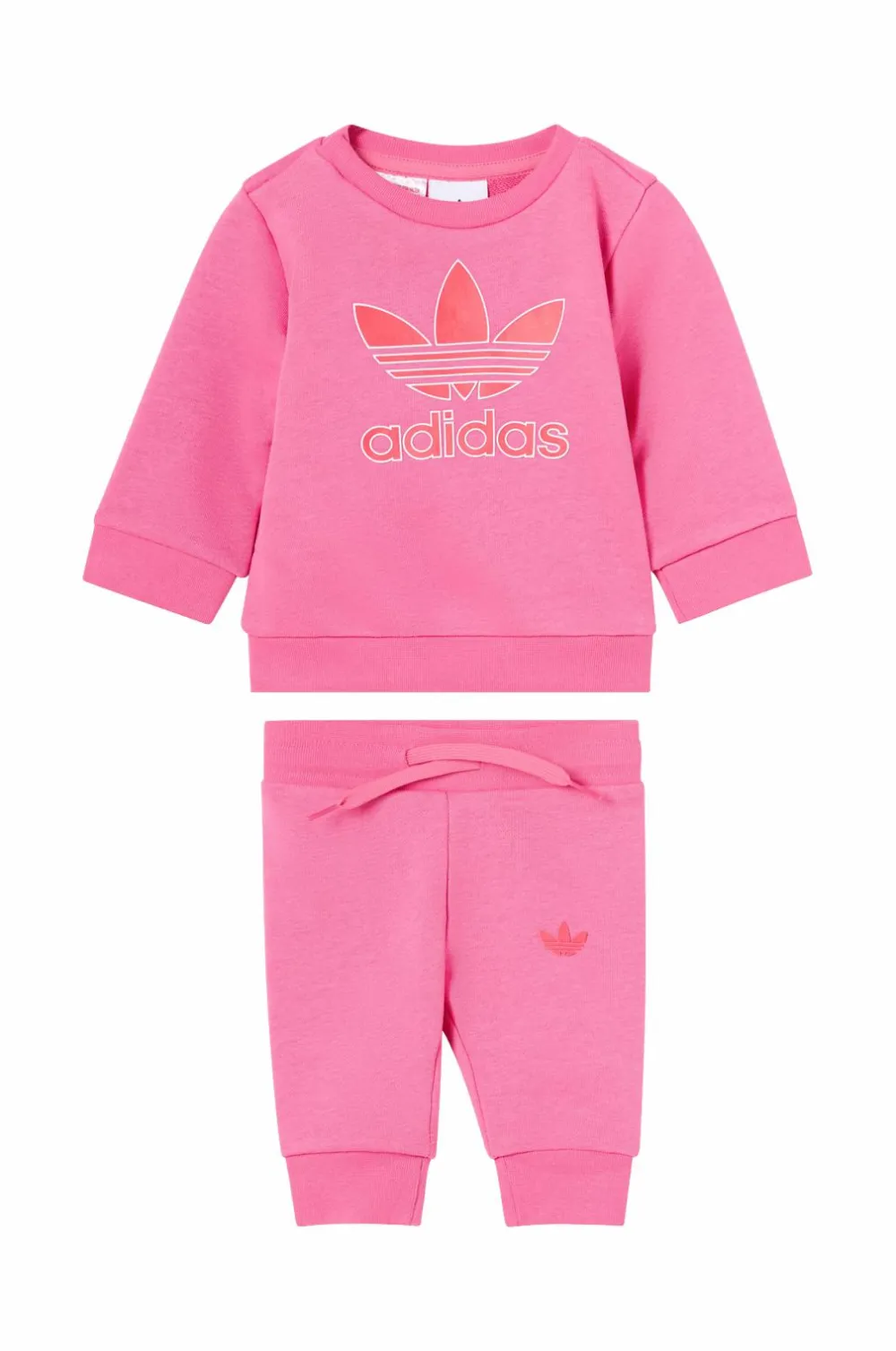 adidas Originals Sæt Crew Set Pnkfus/lucred Online