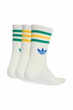 adidas Originals Strømper>Strømper 3S Crew S 3-pak Owhite/owhite/owhite