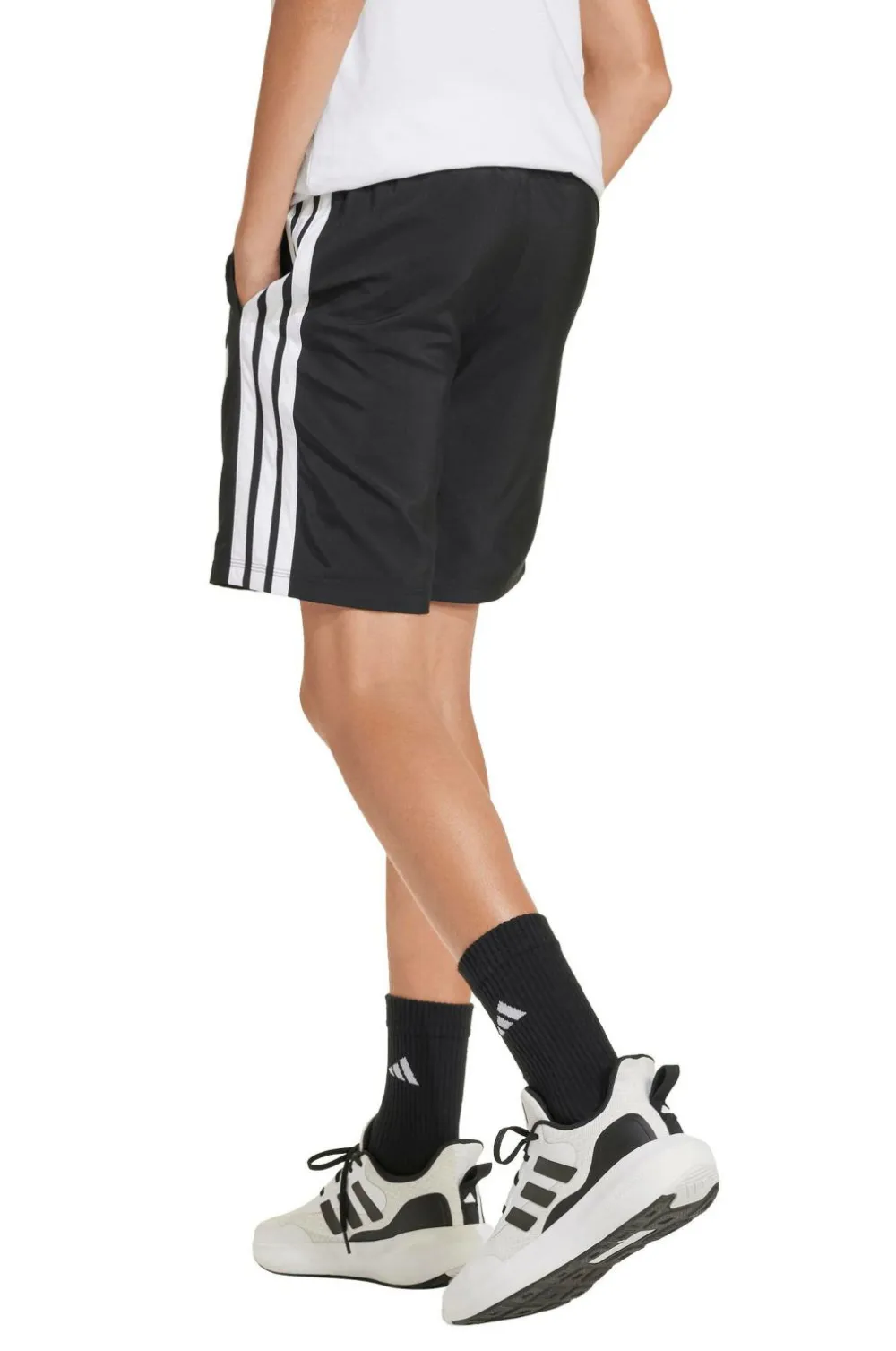 adidas Sport Performance Træningstøj>Træningsshorts J 3S WV SH Black/white