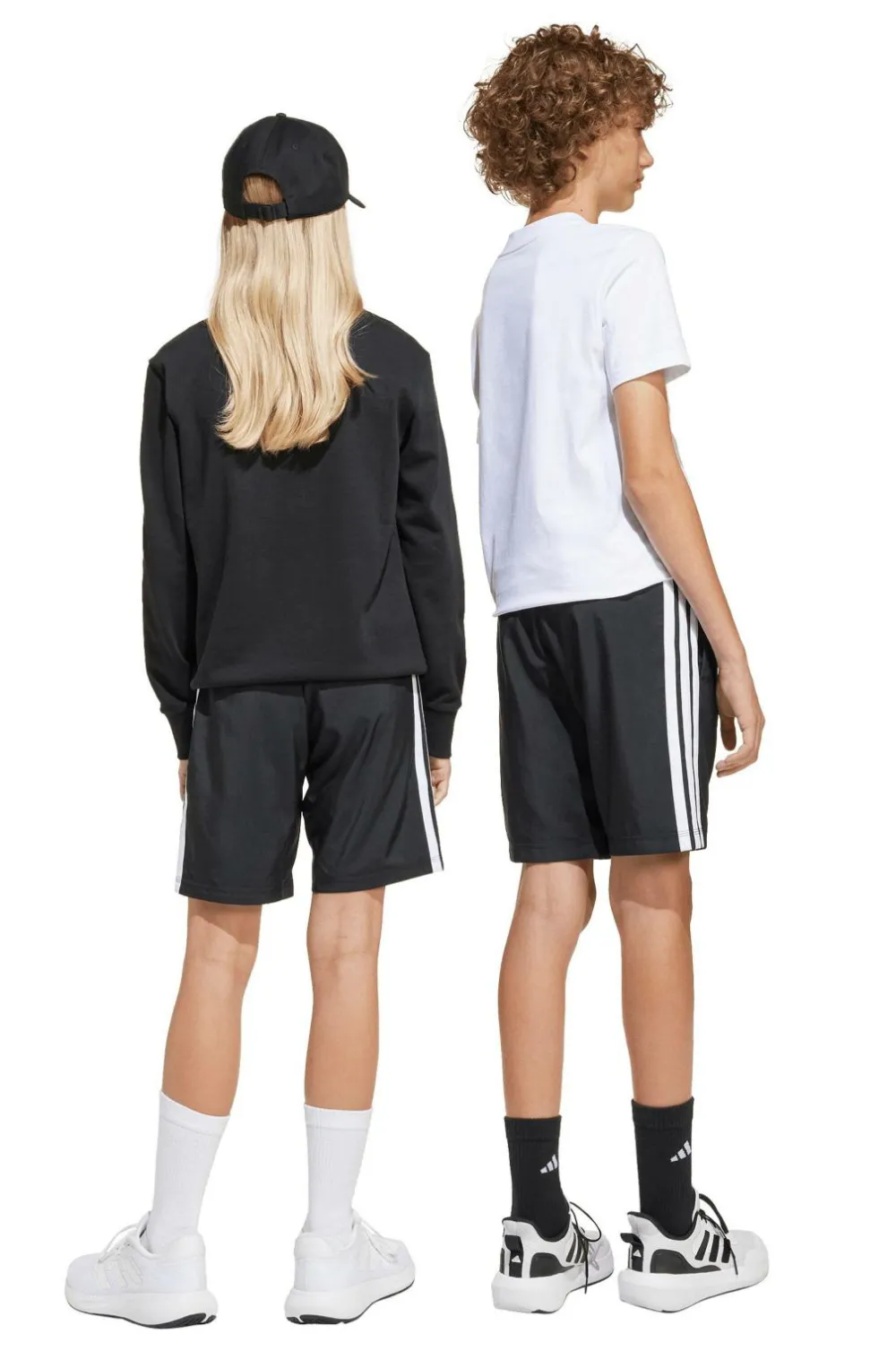 adidas Sport Performance Træningstøj>Træningsshorts J 3S WV SH Black/white