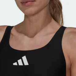 adidas Sport Performance Badedragt 3 Bar Logo Swimsuit Black/white New