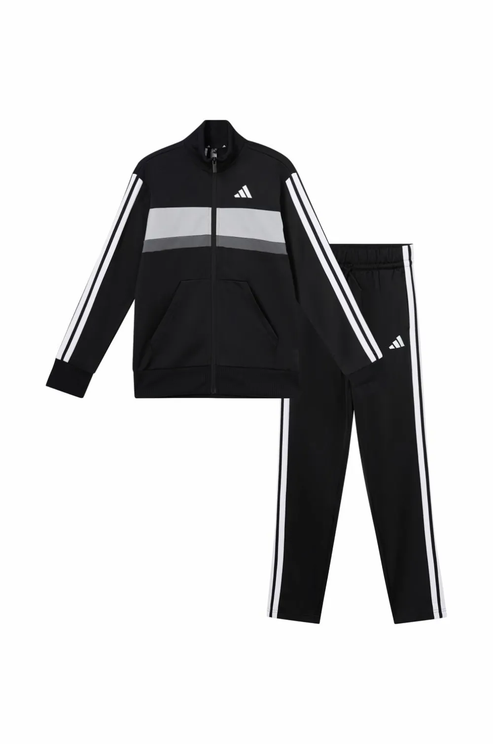 adidas Sport Performance Træningssæt J 3S Tiberio TS Black/white/gretwo Outlet