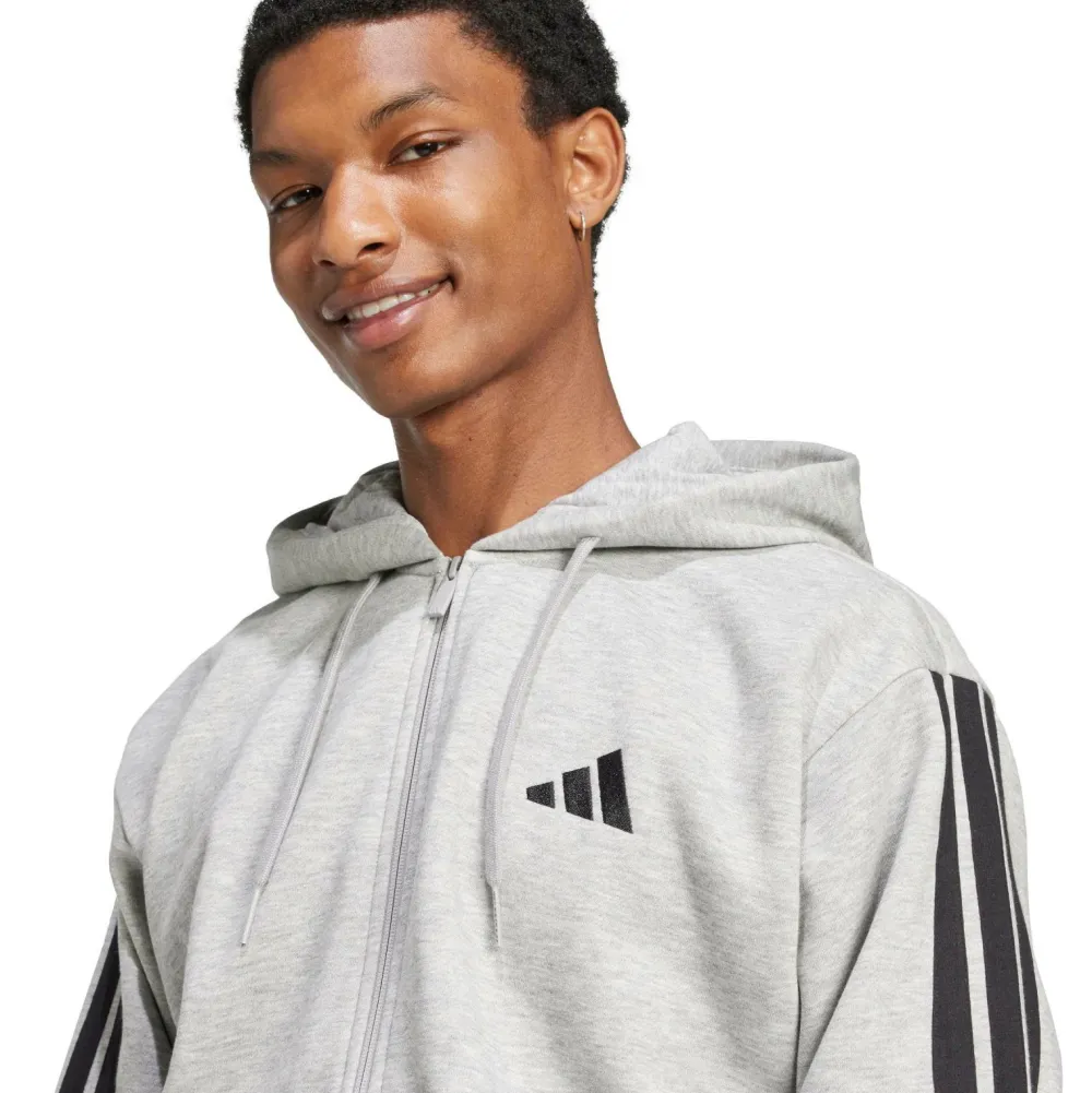 adidas Sport Performance Hættetrøje M 3S FL FZ HD Mgreyh/black Clearance