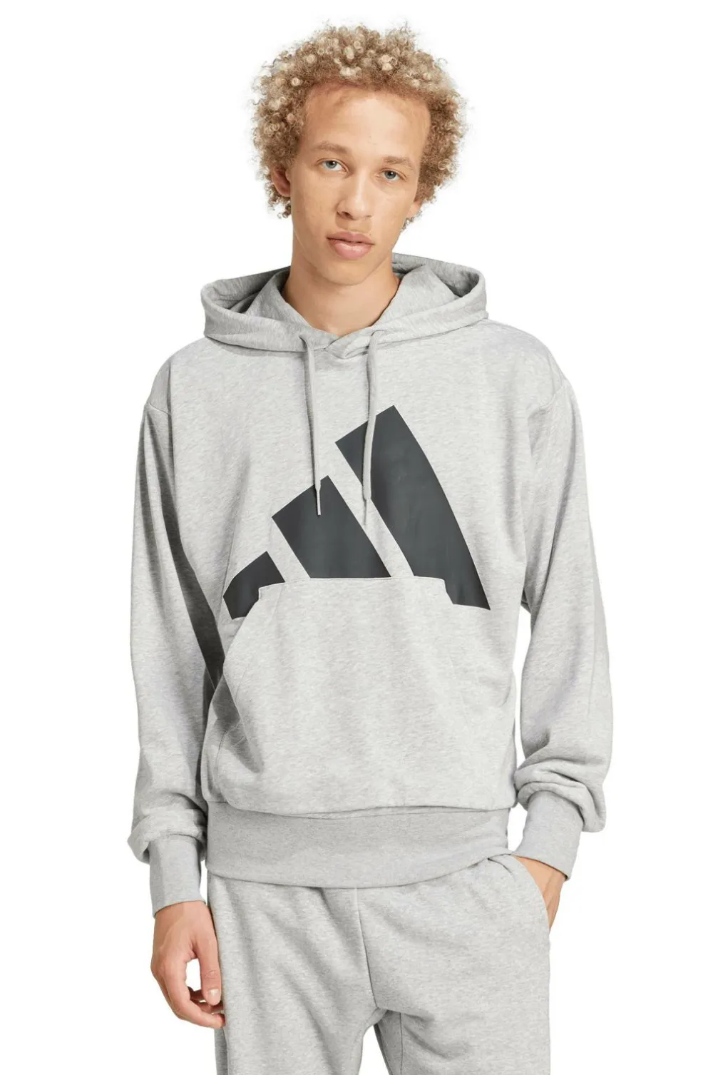 adidas Sport Performance Sweatshirts & Hoodies|Træningstøj>Hættetrøje M BL FT HD Mgreyh/black