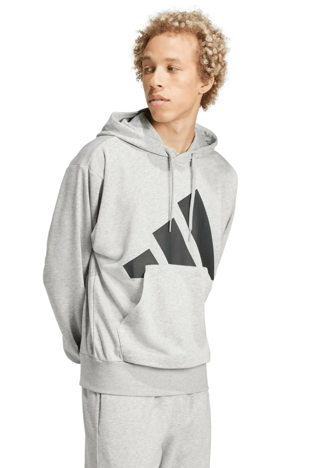 adidas Sport Performance Sweatshirts & Hoodies|Træningstøj>Hættetrøje M BL FT HD Mgreyh/black