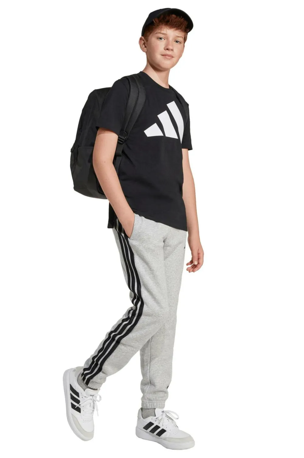 adidas Sport Performance T-shirt J BL Tee 160 Black/white Sale