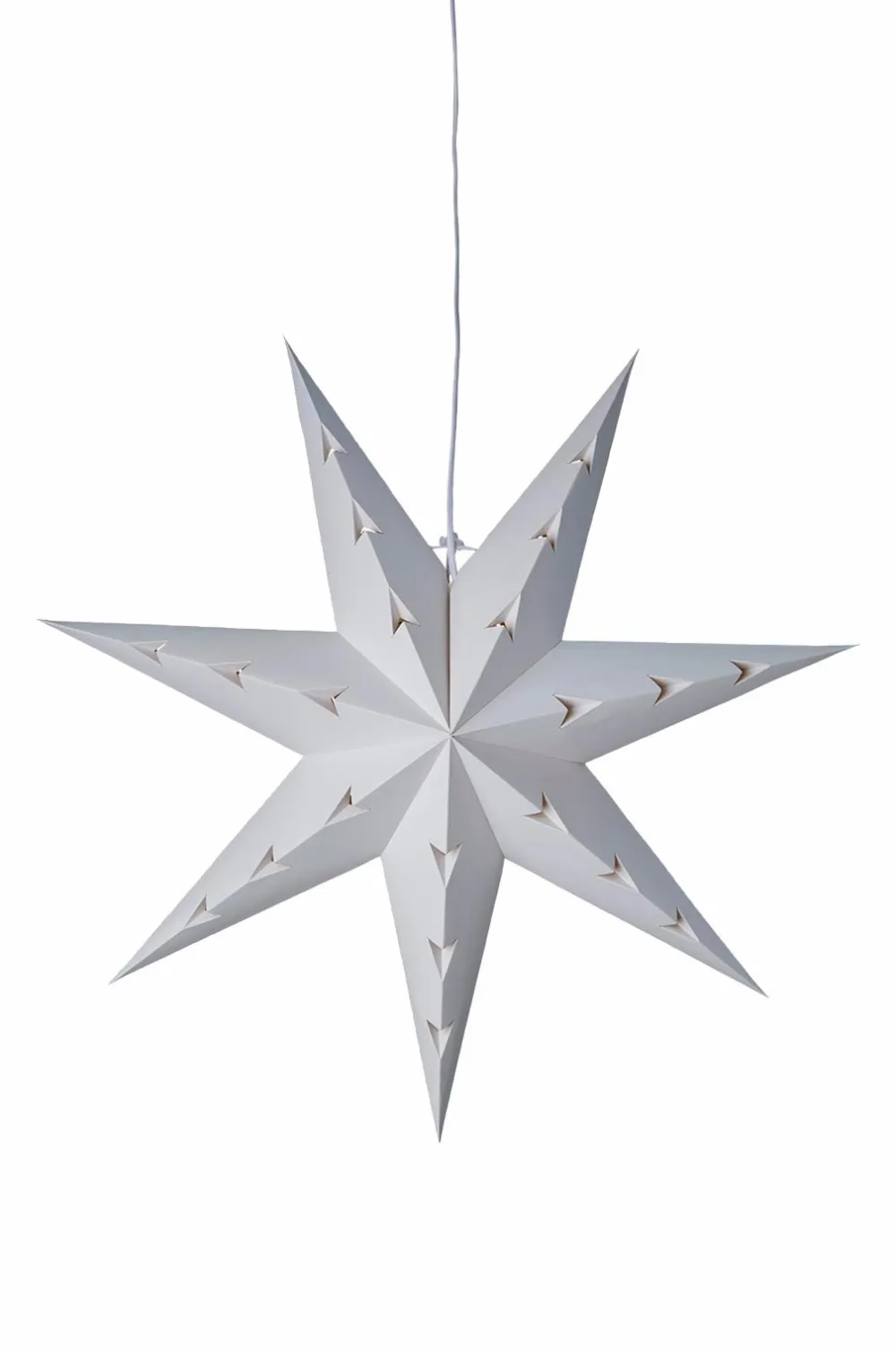 Affari of Sweden Julepynt|Julebelysning>Adventsstjerne Uni Hvid