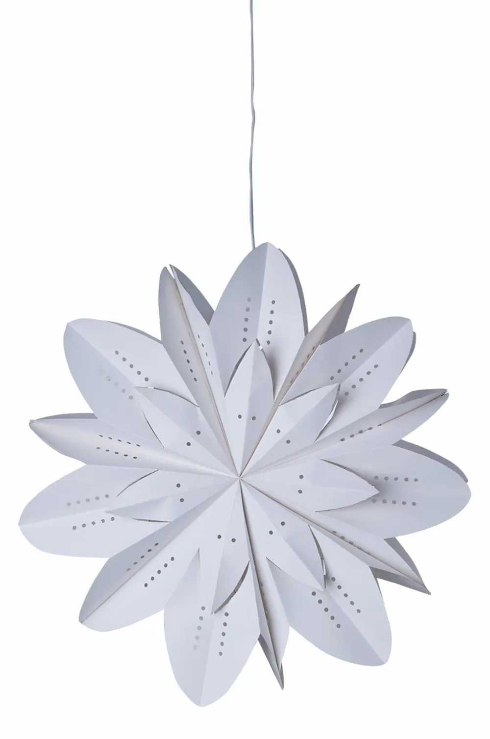 Affari of Sweden Julepynt|Julebelysning>Adventsstjerne Uni Hvid