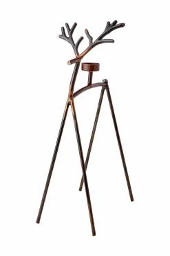 Affari of Sweden Fyrfadsstage S Oh Deer Rust/messing-farve New