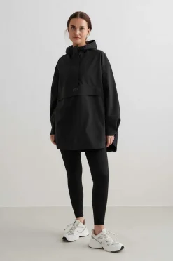 Aim'n Anorak Oversized Anorak Black Discount