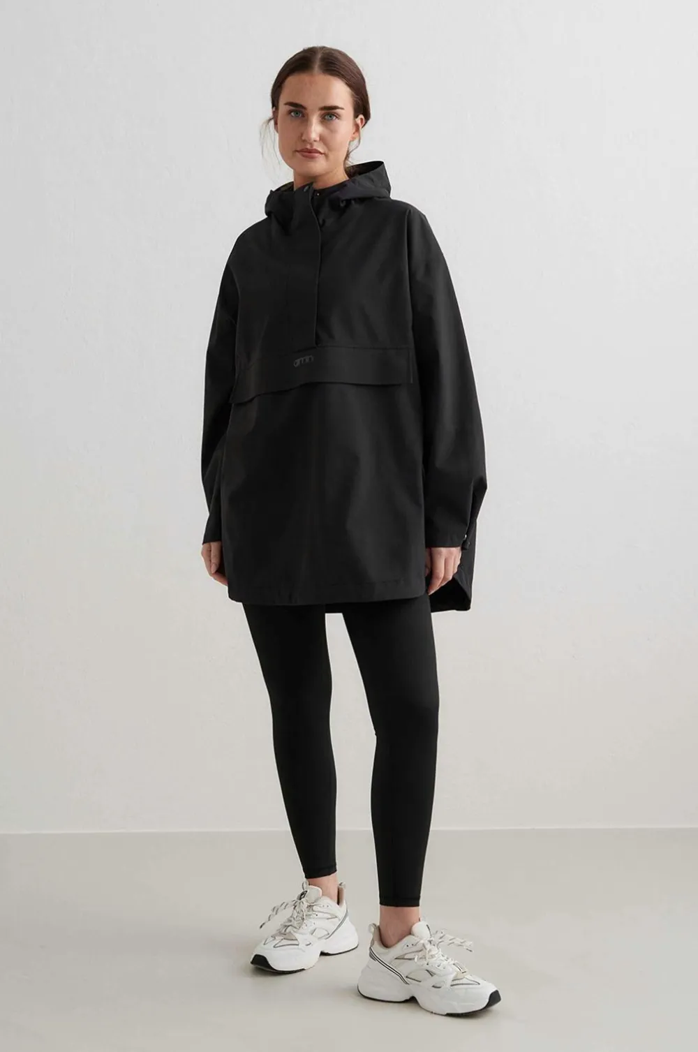 Aim'n Anorak Oversized Anorak Black Discount