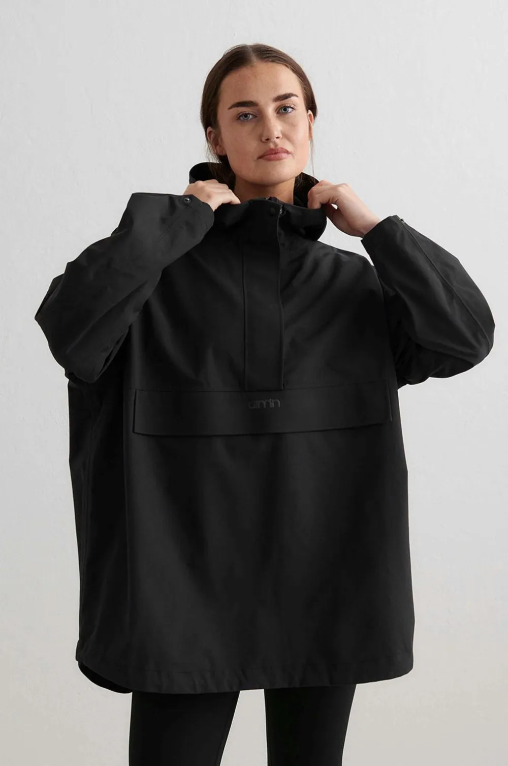 Aim'n Anorak Oversized Anorak Black Discount