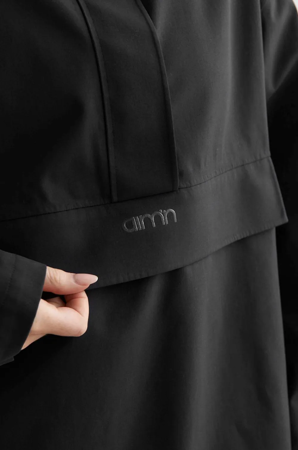 Aim'n Anorak Oversized Anorak Black Discount
