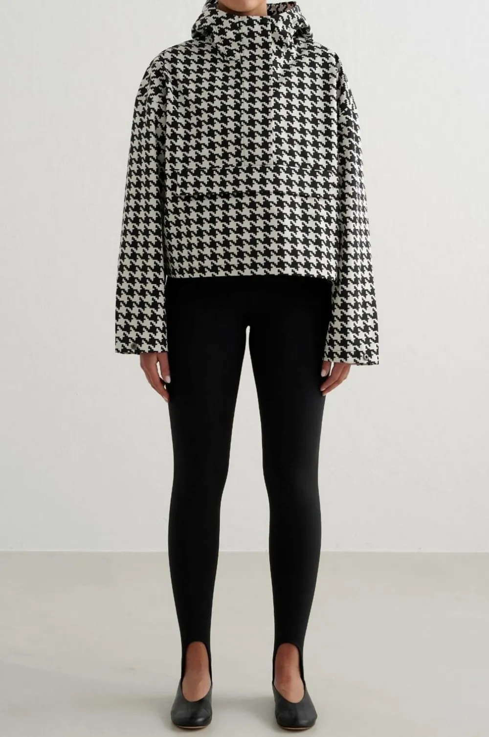 Aim'n Regntøj>Regnjakke Cropped Waterproof Anorak Pepita