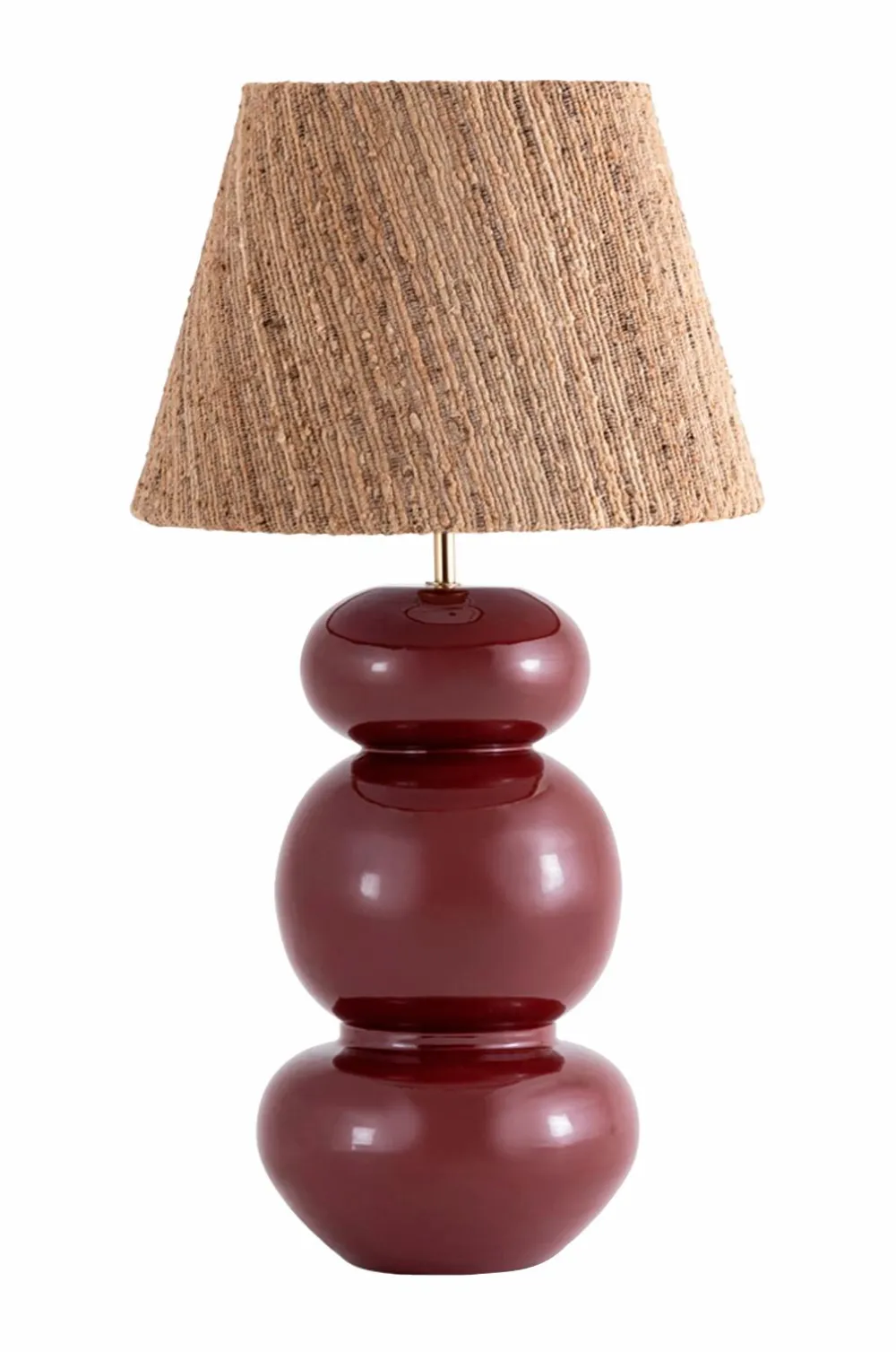 Alde & Lind Lampefødder>Lampefod Becca H39 Winered