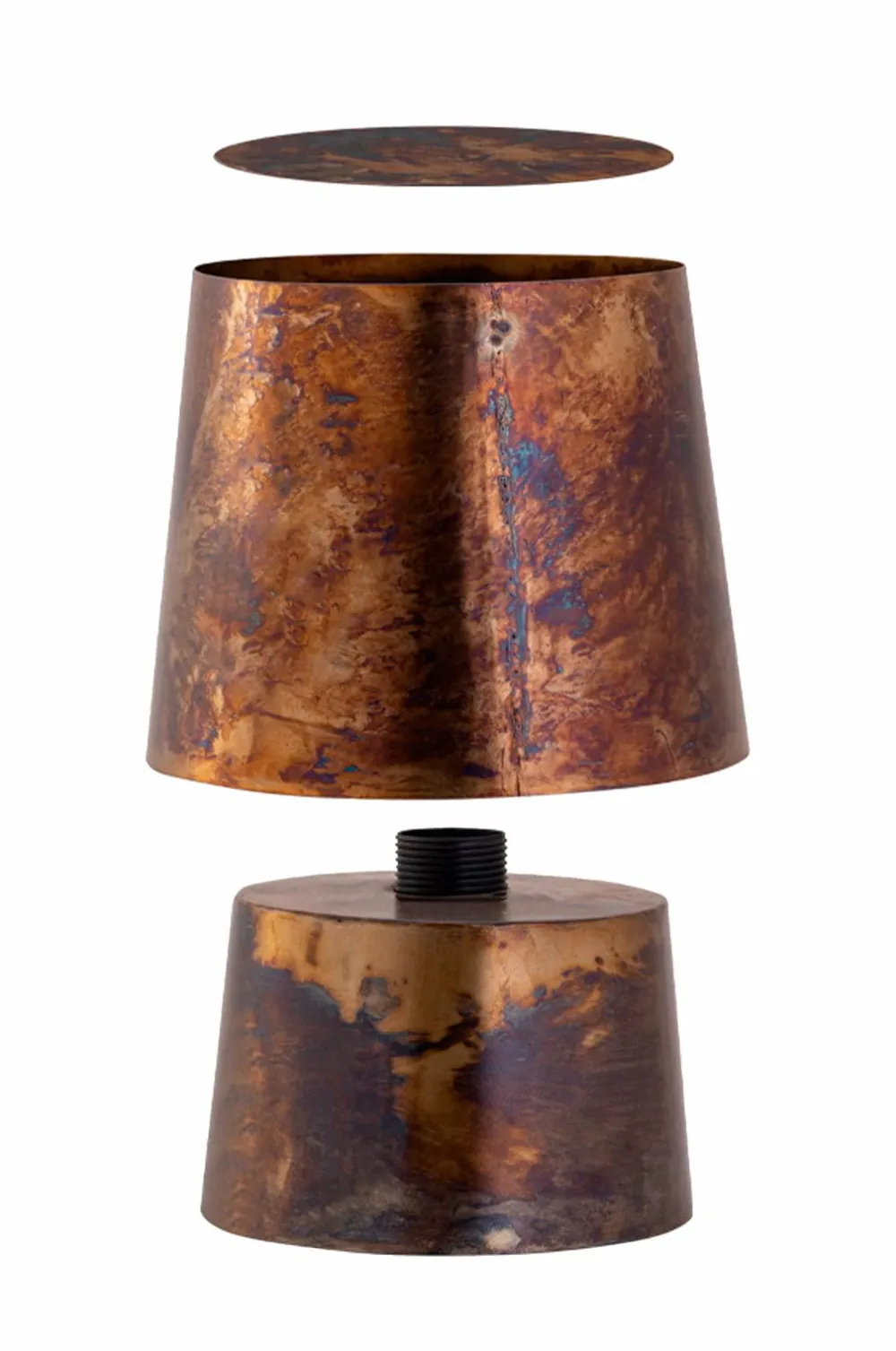 Alde & Lind Bordlamper>Lampefod Svampe H26,5 Antik sort