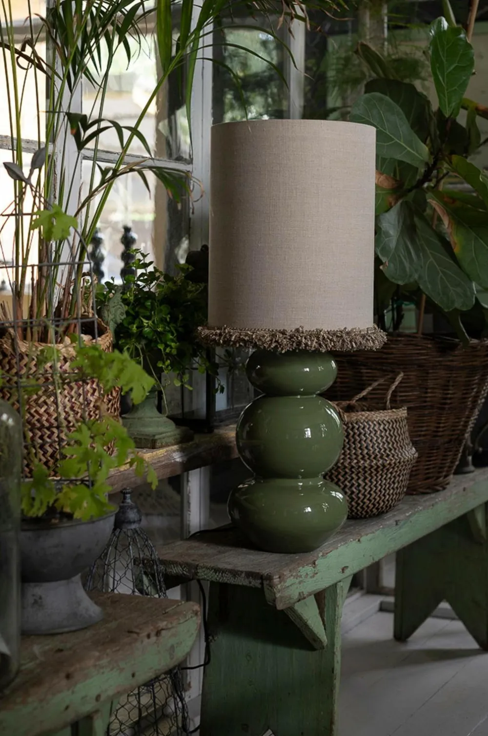 Alde & Lind Lampefod Becca H39 Junglegrøn Discount