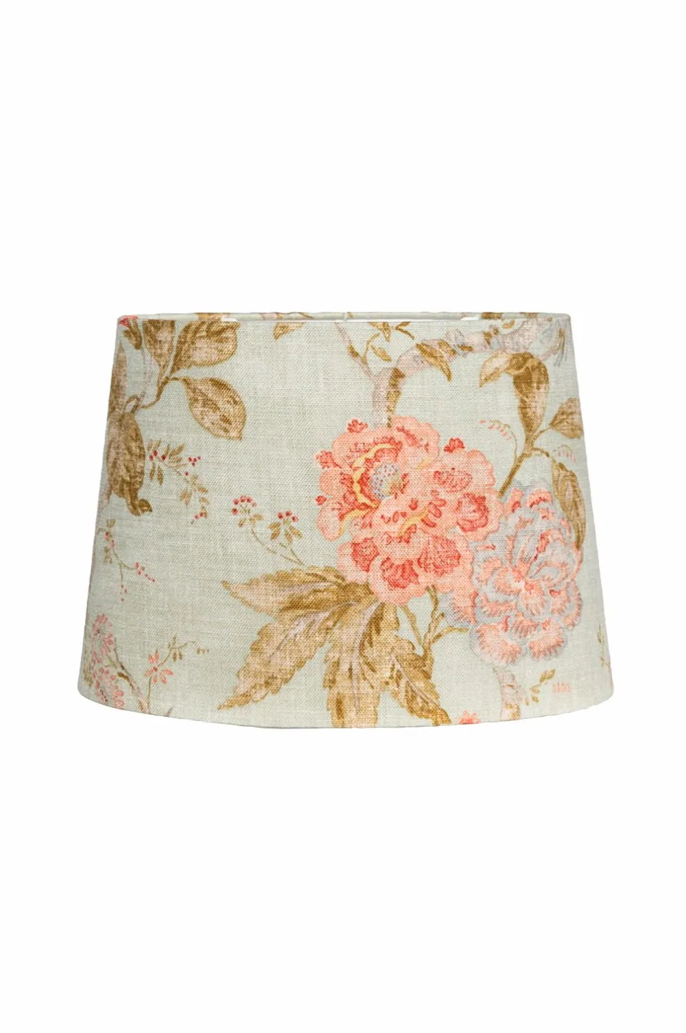 Alde & Lind Lampeskærme>Lampeskærm Alice D35 oval Flower Grøn