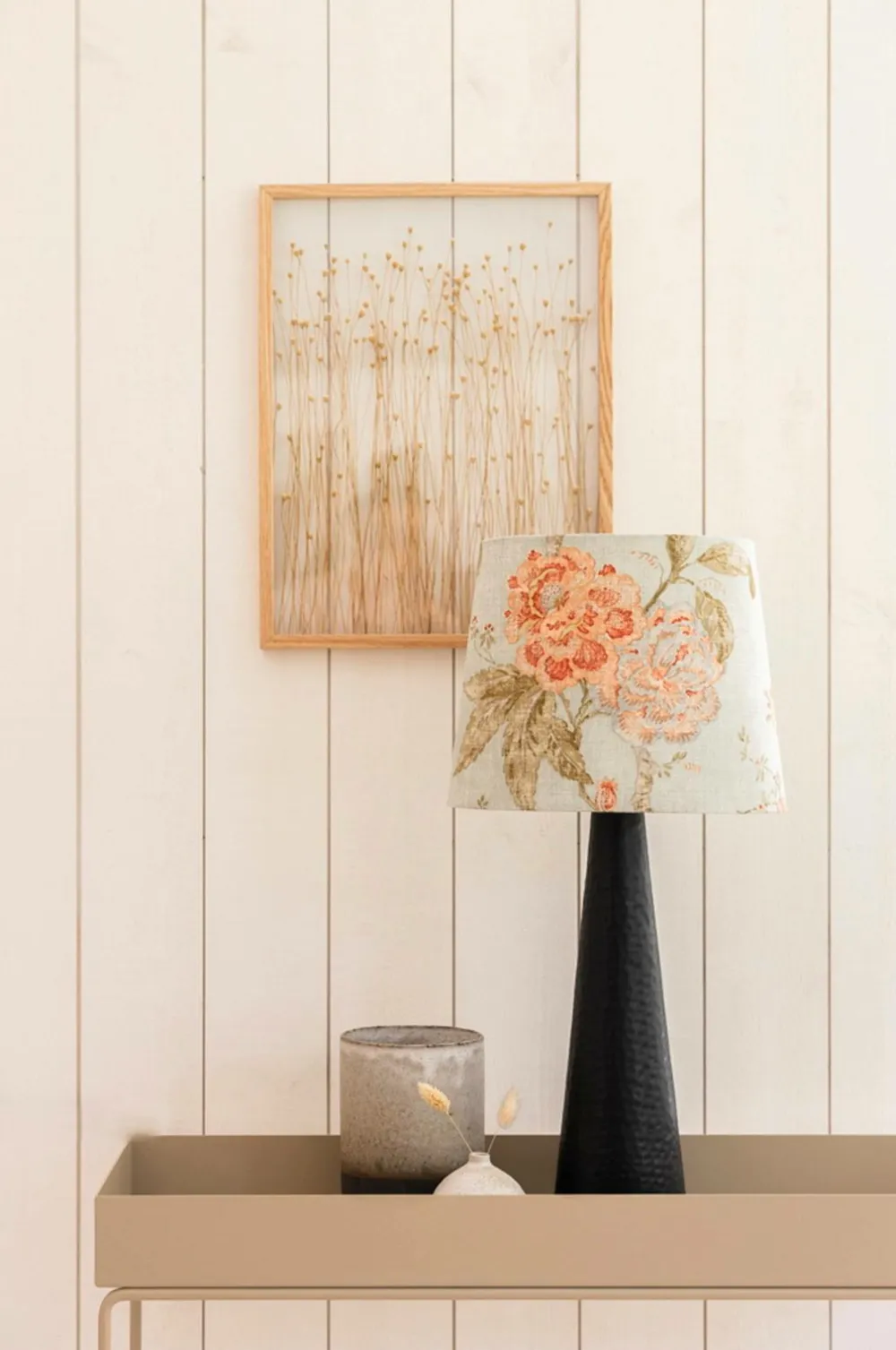 Alde & Lind Lampeskærme>Lampeskærm Alice D27 oval Flower Grøn