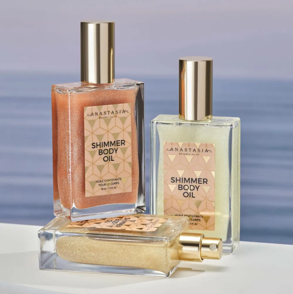 Anastasia Shimmer Body Oil Rose Gold Clearance