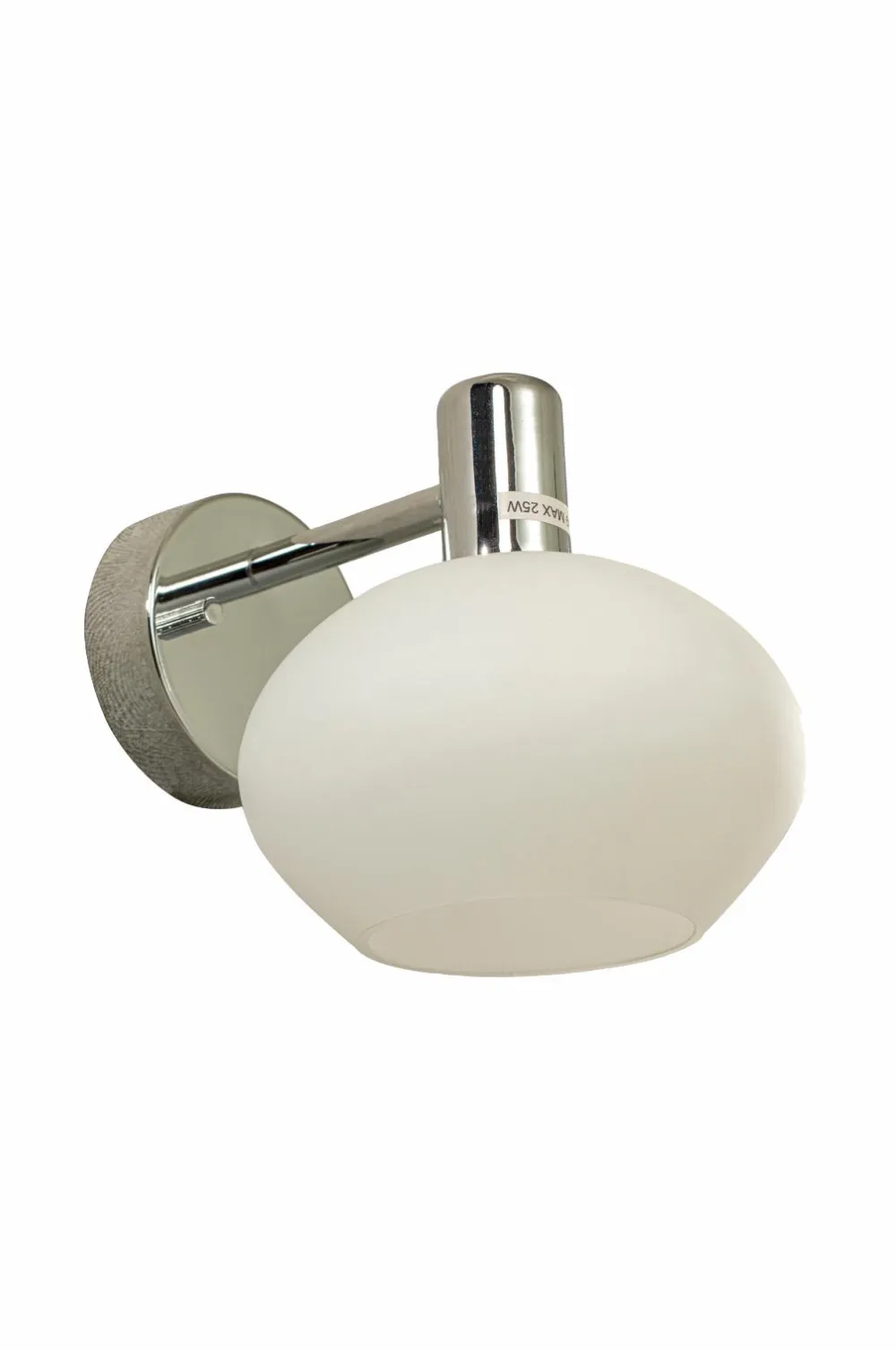 Aneta Lighting Badeværelsesbelysning>Badeværelseslampe Elba Krom/opal hvid