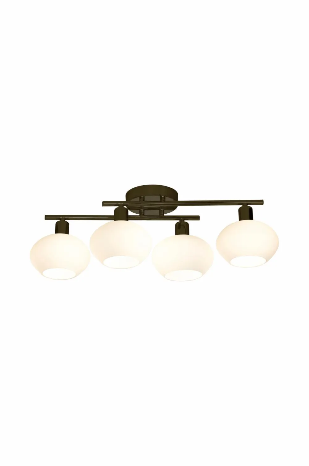 Aneta Lighting Badeværelsesbelysning>Badeværelseslampe Elba Sort/opal hvid