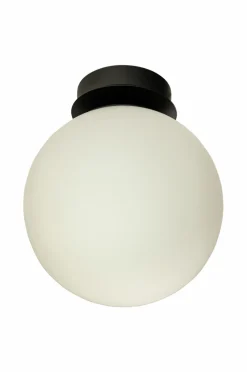 Aneta Lighting Badeværelseslampe Lido sort/opal hvid Sale