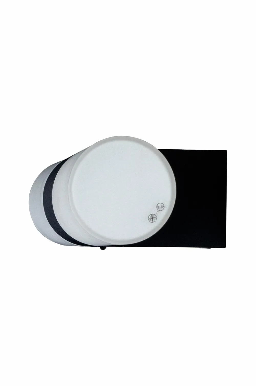 Aneta Lighting Badeværelsesbelysning>Badeværelsesbelysning Cosenza Black/Opal White