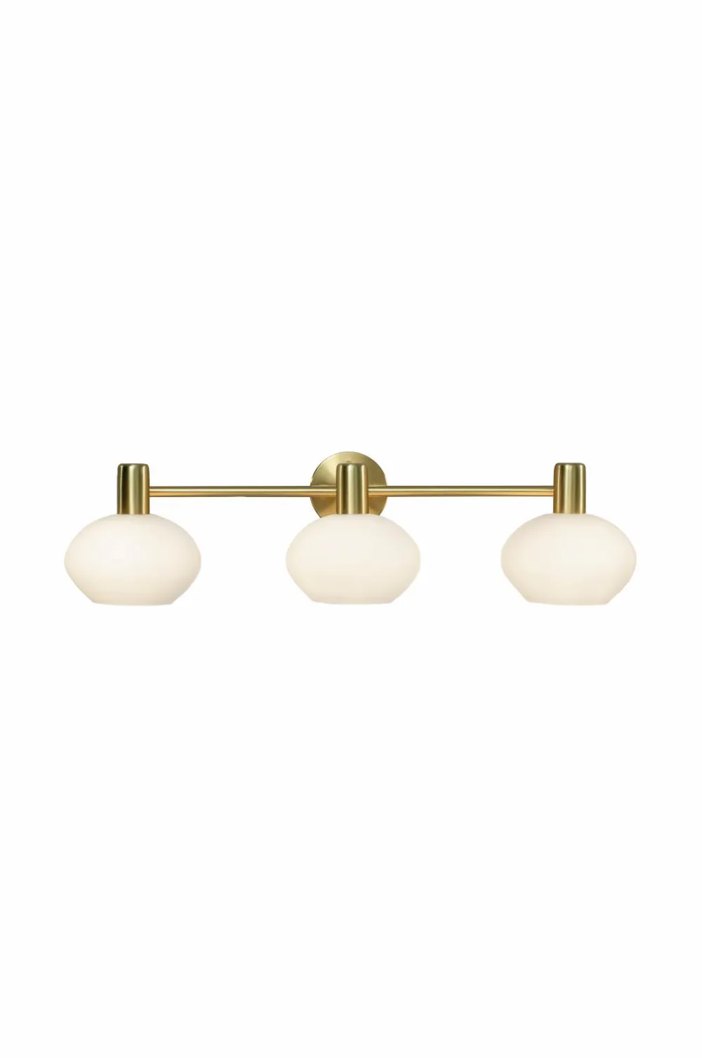 Aneta Lighting Badeværelseslampe Elba Mat messing/opal hvid Best
