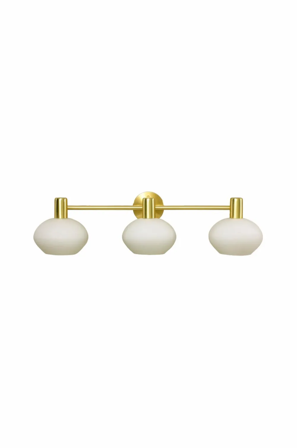Aneta Lighting Badeværelseslampe Elba Mat messing/opal hvid Best