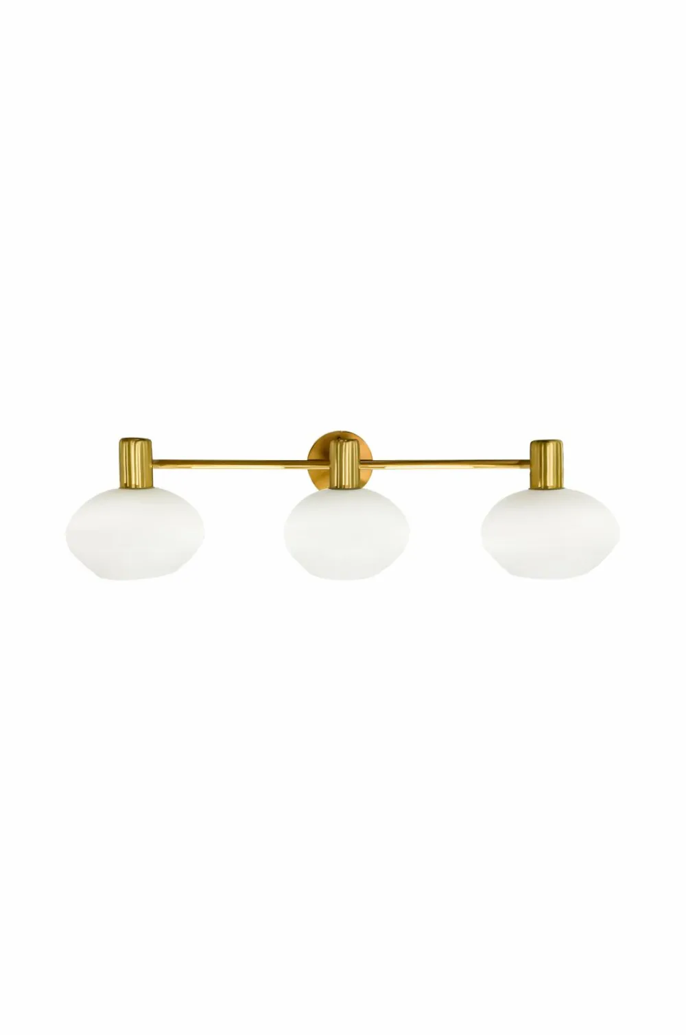 Aneta Lighting Badeværelseslampe Elba Mat messing/opal hvid Best