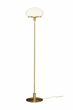 Aneta Lighting Gulvlampe New August Mat messing/hvid New