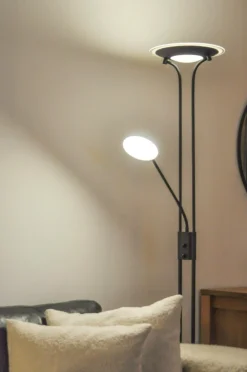 Aneta Lighting Gulvlampe Granada sort Sale