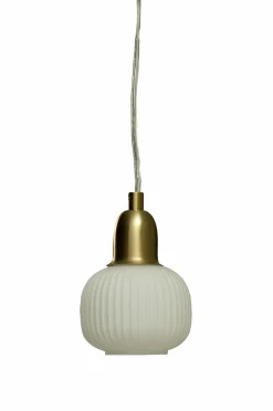 Aneta Lighting Pendel ELIN Mat messing/hvid Sale