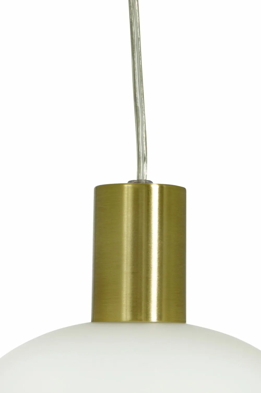 Aneta Lighting Pendel BELL Mat messing/hvid
