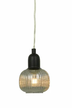 Aneta Lighting Pendel ELIN Sort/røggrå Clearance