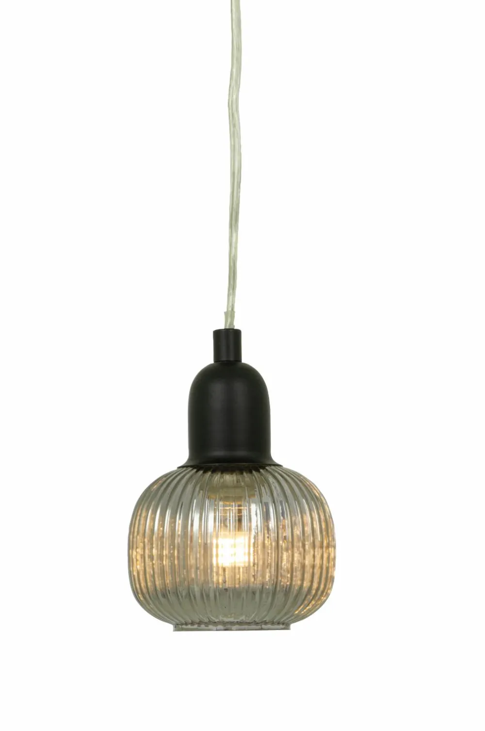 Aneta Lighting Pendel ELIN Sort/røggrå Clearance