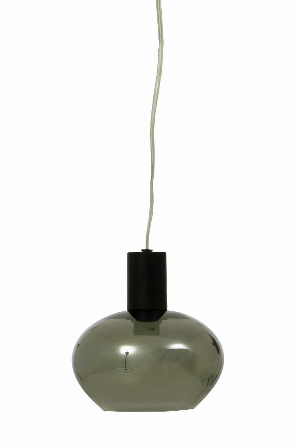 Aneta Lighting Pendel BELL Sort/røggrå Clearance