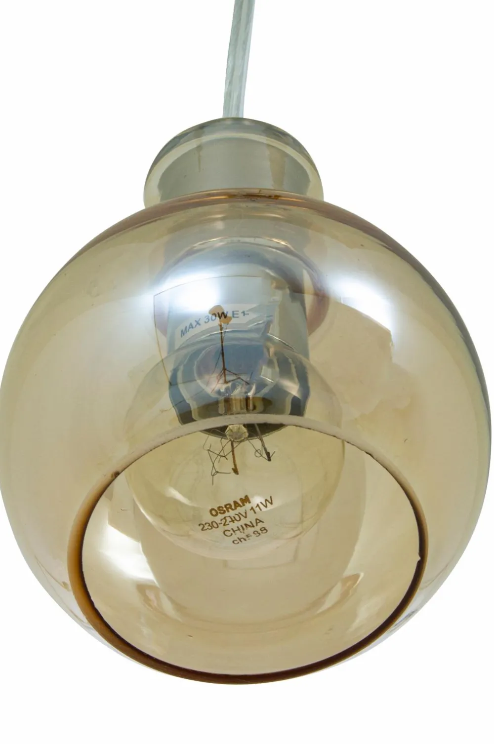 Aneta Lighting Pendler>Pendel Leah Amber
