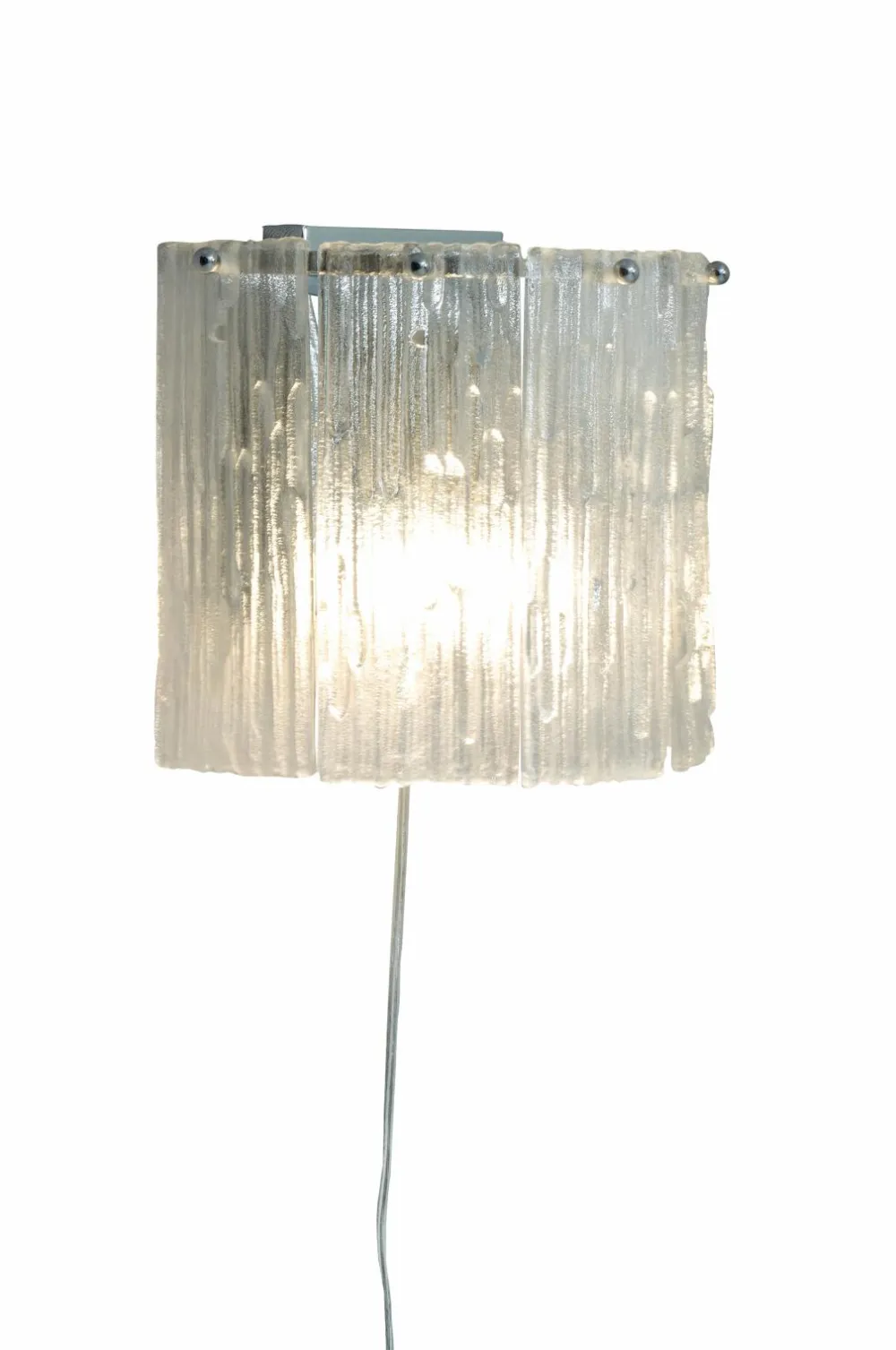Aneta Lighting Væglampe Abelone sølv/klar New