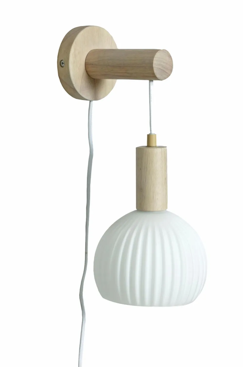 Aneta Lighting Væglampe Lapponia træ/hvid Best