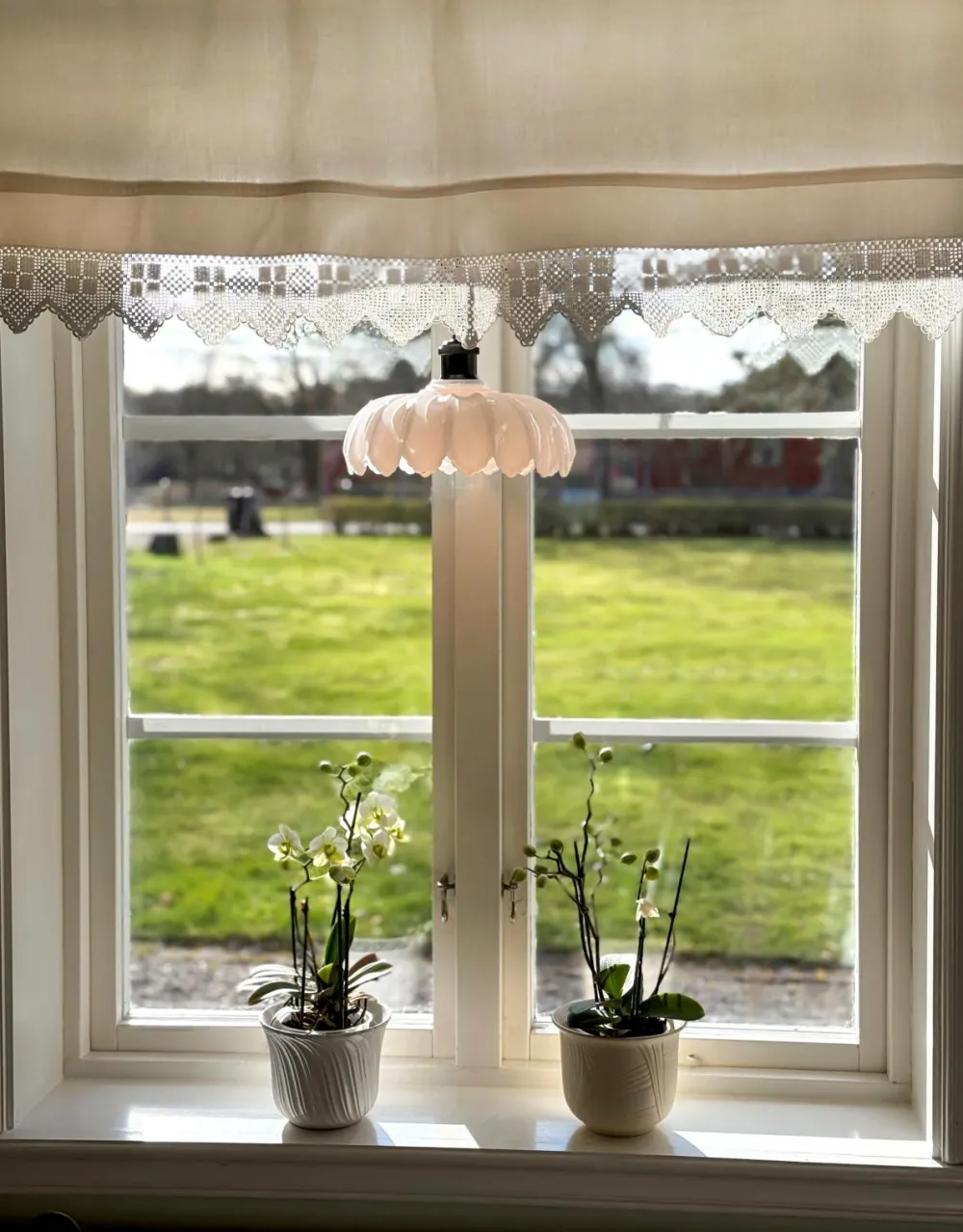 Aneta Lighting Vinduespendel Sofia sort/hvid Discount