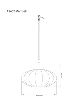 Aneta Lighting Vindueslampe Mamsell Hvid/krom