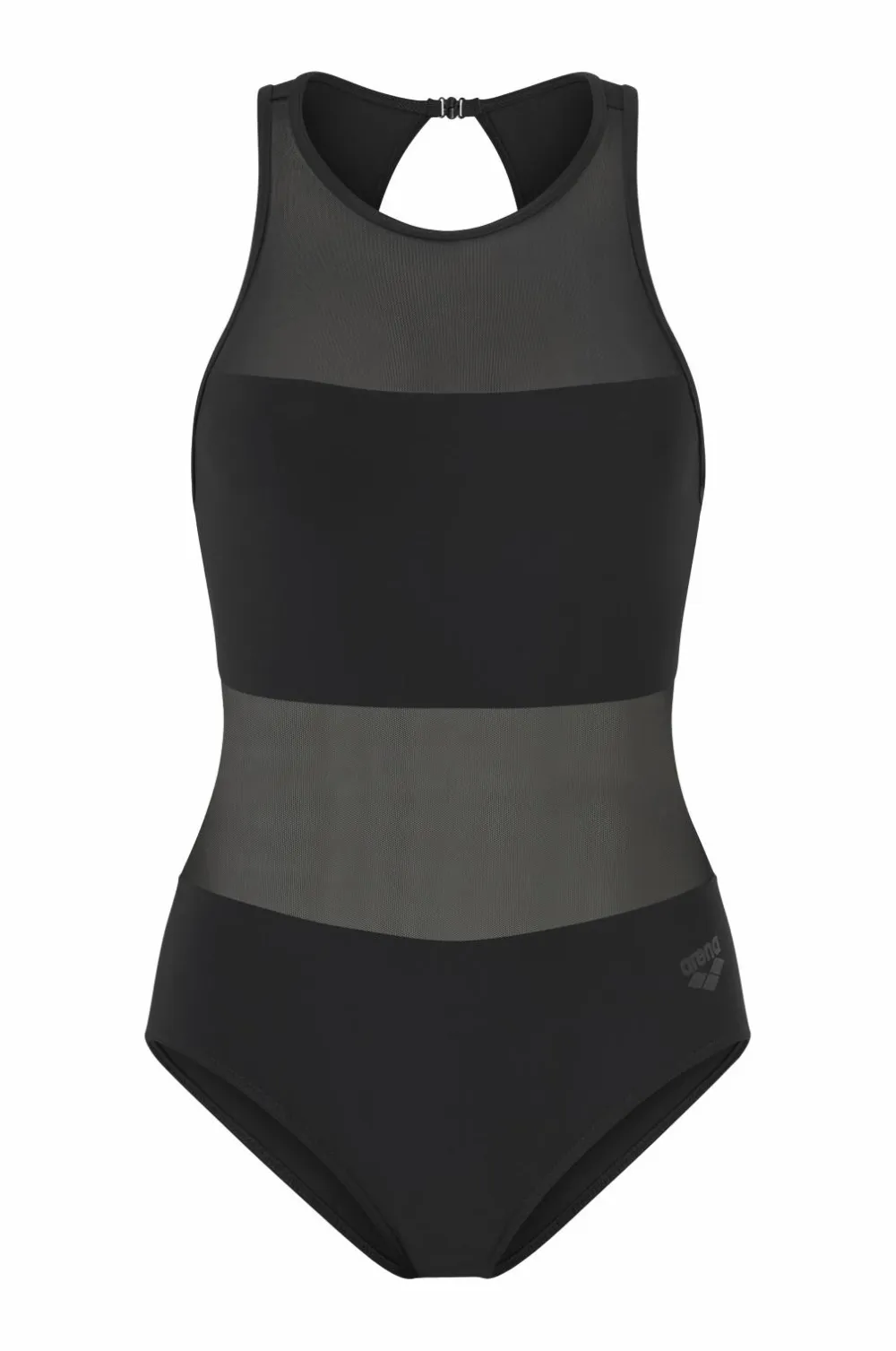 Arena Badedragt Women's Mesh Panels Swimsuit Vent Back Black Online