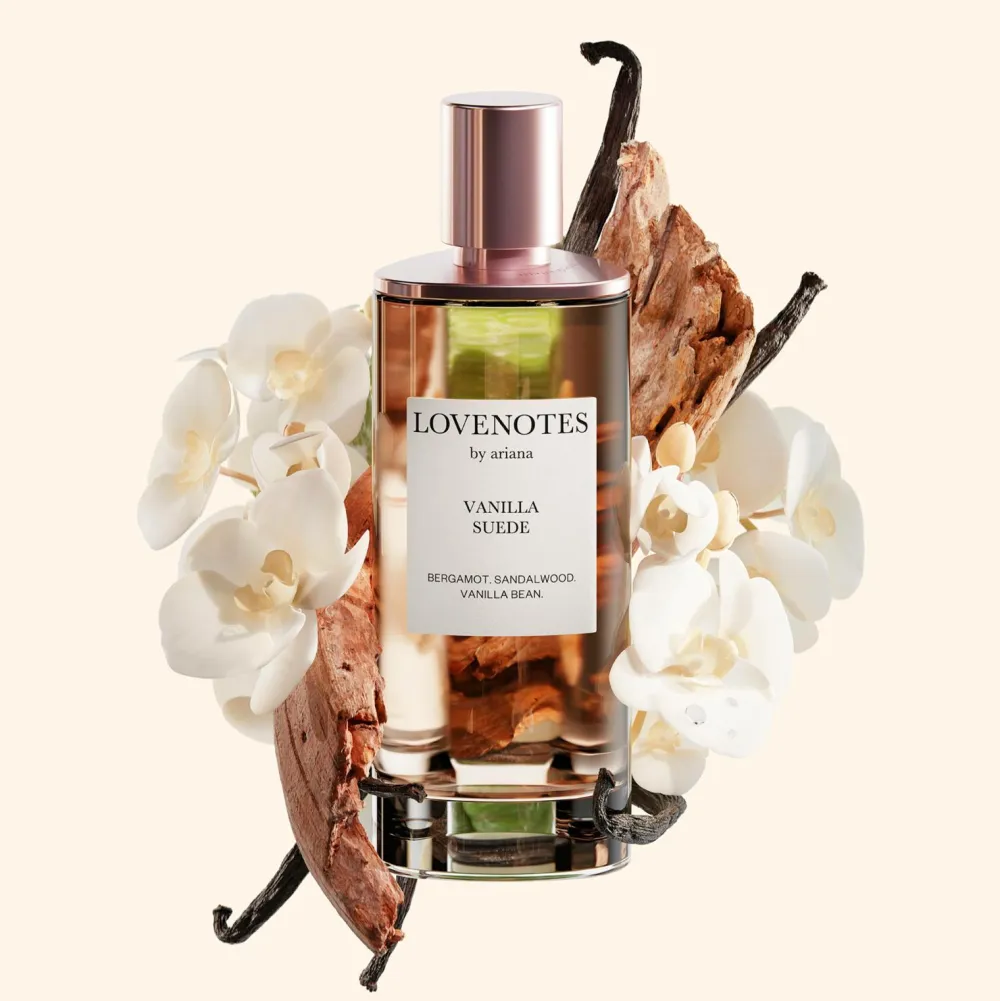 Ariana Grande Parfume>Lovenotes By Ariana Vanilla Suede Edp 125 Ml 30 ml
