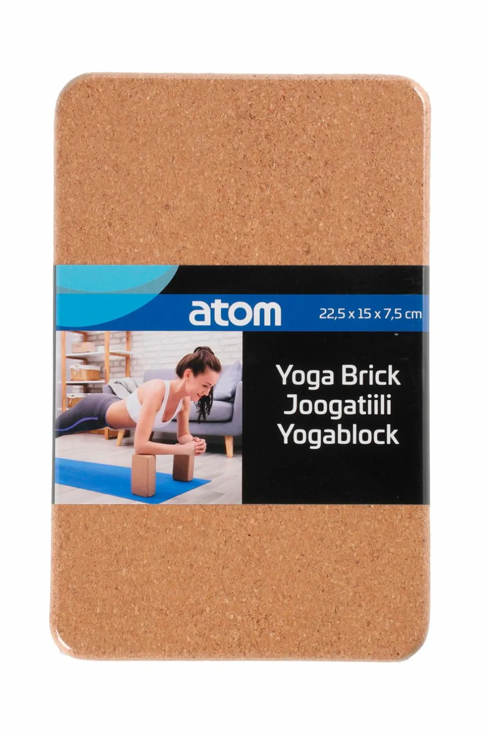 Atom Træningsredskaber & Udstyr|Træningsredskaber & Udstyr>Yoga-blok af kork No color