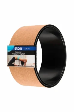 Atom Træningsredskaber & Udstyr|Træningsredskaber & Udstyr>Yogahjul af kork 25 cm No color