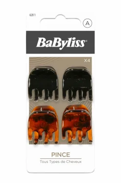 BaByliss Håraccessories|Håraccessories>Hårklemme 4 stk. No color