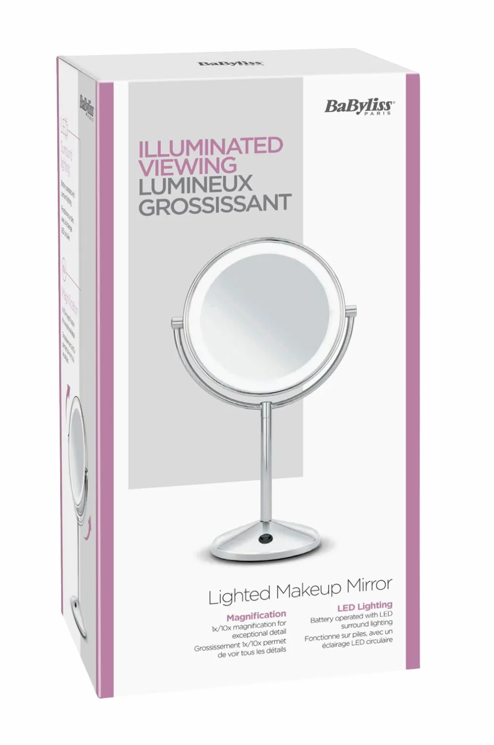 BaByliss Sminkespejl Lighted Makeup Mirror New